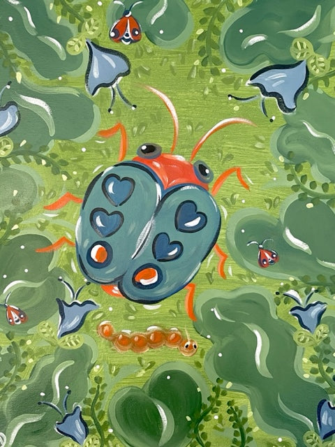 Love Bug- Original Acrylic Painting